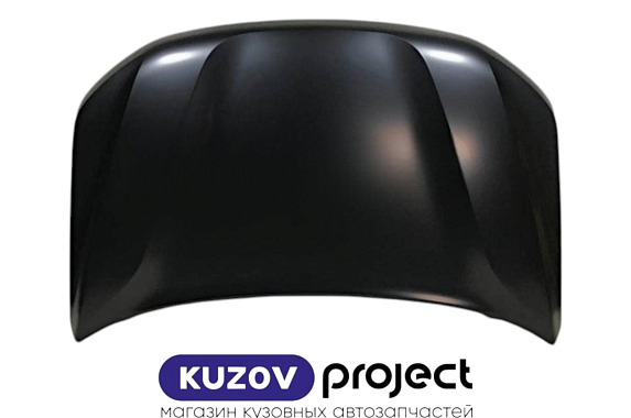 Капот Dacia Duster 2017-2021 (без выреза под значок Renault) (Тайвань)