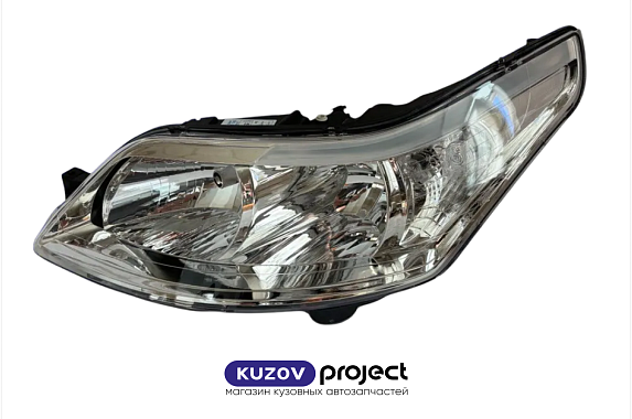 Фара левая с электрическим корректором Citroen C4 2004-2011 (TYC / Тайвань)