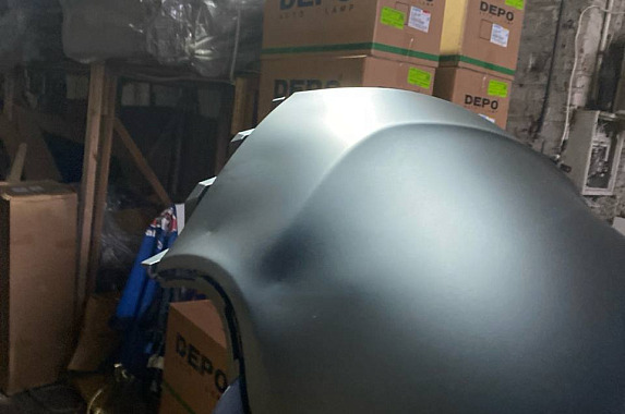 Бампер передний Kia Soul 2014-2019 (Тайвань / Деформирован) Дисконт 5%